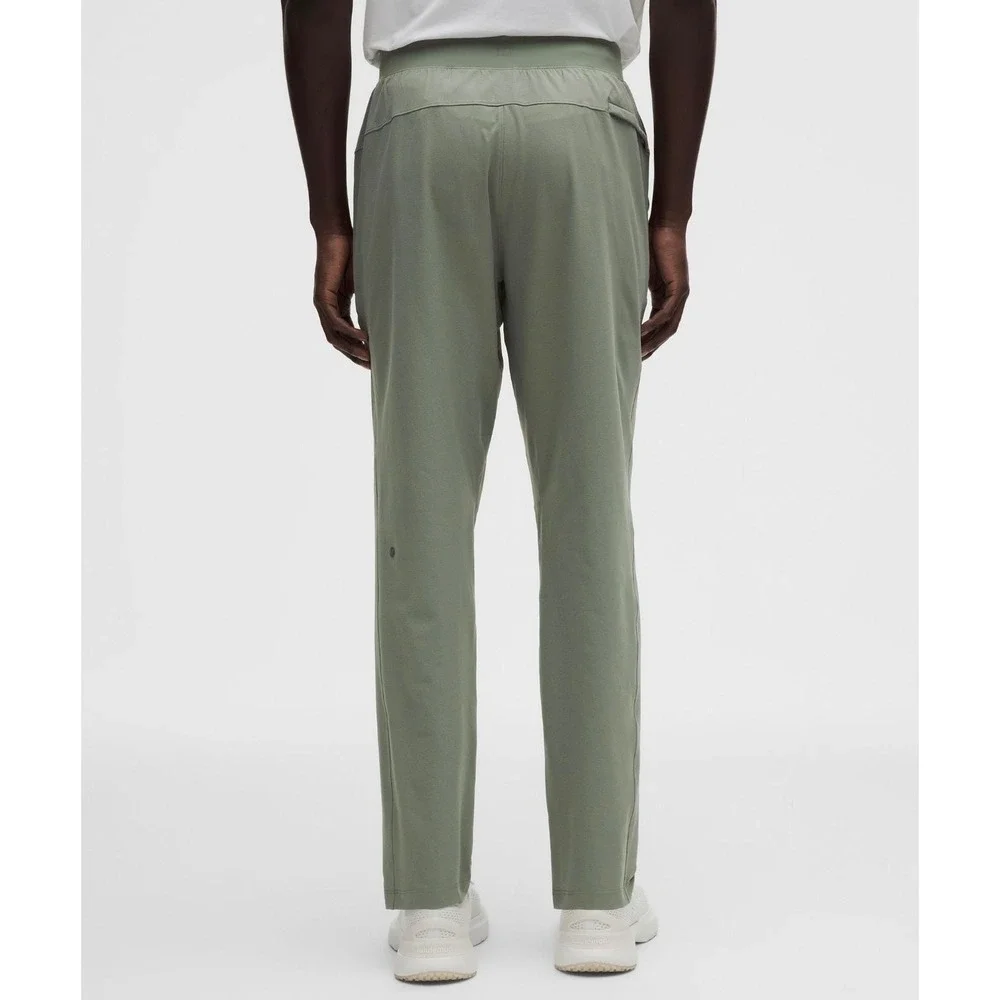 Lululemon Mens Zeroed In Pant Sage Green Tapered Training Trousers Size L
